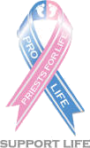 Priests for Life Pro Life Ribbon